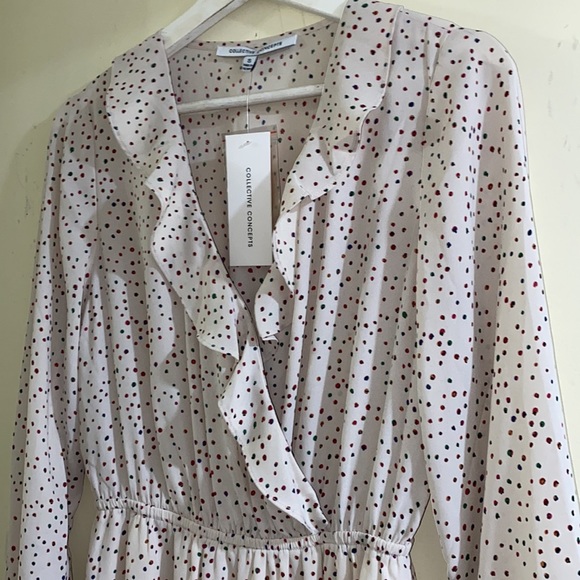 NWT Collecive Concepts Ruffle Dress Size S - Picture 4 of 13